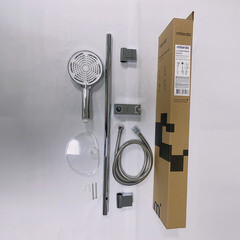 Душевой комплект Milardo Ideal Spa с лейкой со стойкой с мыльницей хром (ILS3C70M16) - фото 6