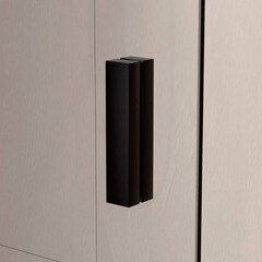 Шторка на ванну раздвижная 100х150х0,4 см профиль черный RGW SC 40B (03114010-14) - фото 5