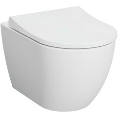 Унитаз подвесной Vitra Mia Round безободковый без сиденья (7510B003-0075) - фото 1