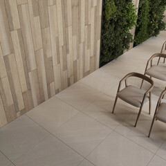 Керамогранит Estima Gabbro GB01 светло-бежевый 600x600x10 мм (4 шт.=1,44 кв.м) - фото 11