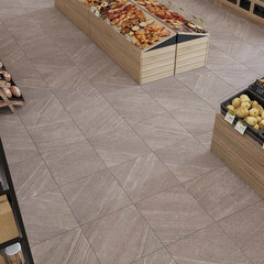 Керамогранит Estima Gabbro GB02 серый 600x600x10 мм (4 шт.=1,44 кв.м) - фото 12