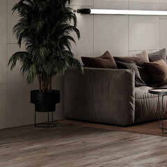 Керамогранит Estima Gabbro GB01 светло-бежевый 1200x600x10 мм (2 шт.=1,44 кв.м) - фото 10