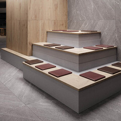 Керамогранит Estima Gabbro GB02 серый 1200x600x10 мм (2 шт.=1,44 кв.м) - фото 14