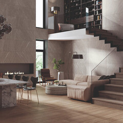 Керамогранит Estima Gabbro GB02 серый 1200x600x10 мм (2 шт.=1,44 кв.м) - фото 11