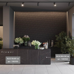 Керамогранит Estima Nolana NL04 черный 1600х800х11 мм (1 шт. = 1,28 кв.м) - фото 4