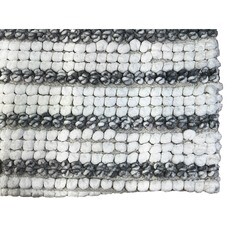 Коврик для ванной бело-серый 80х50 см Fora Soft Cotton (FOR-SC50-80STR) - фото 5