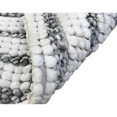 Коврик для ванной бело-серый 80х50 см Fora Soft Cotton (FOR-SC50-80STR) - фото 6