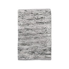 Коврик для ванной серо-белый 80х50 см Fora Soft Cotton (FOR-SC50-80GRA)