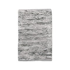 Изображение товара Коврик для ванной серо-белый 80х50 см Fora Soft Cotton (FOR-SC50-80GRA)