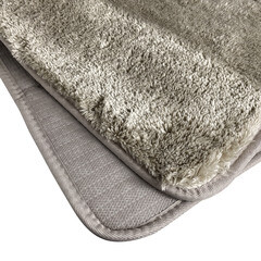 Коврик для туалета серебристо-бежевый 50х50 см Fora Serenity Spa (FOR-HAP-50-50BEG) - фото 2