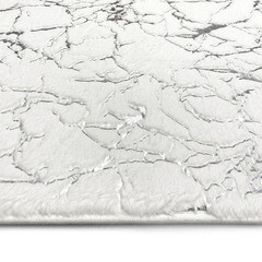 Коврик для ванной белый 80х50 см Fora Marble (FOR-HAP-50-80-MBW) - фото 4