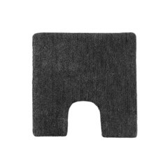 Коврик для туалета черный 50х50 см Fora Shiny (FOR-MCF-SHI50-50BK) - фото 4