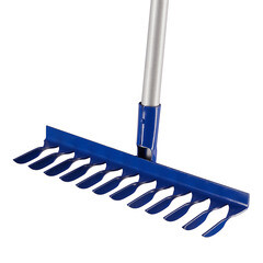 Грабли Инструм-Агро (012501) стальные для грядок 12 зубьев 1500 мм витые - фото 2