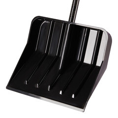 Лопата снеговая ПК-1-Э поликарбонат с фибергласовым черенком 1400х455 мм (100189-4) - фото 2