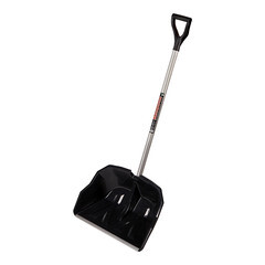 Изображение товара Лопата снеговая Инструм-Агро Полярник полипропилен с алюминиевым черенком 1400х600 мм (100192)