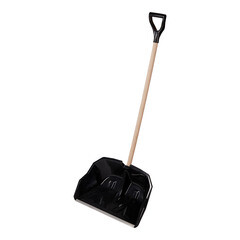 Изображение товара Лопата снеговая Инструм-Агро Полярник полипропилен с деревянным черенком 1350х600 мм (100192-2)