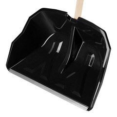 Лопата снеговая Инструм-Агро Полярник полипропилен с деревянным черенком 1350х600 мм (100192-2) - фото 2