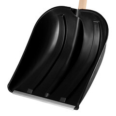 Лопата снеговая Инструм-Агро Памир полипропилен с деревянным черенком 1550х410 мм (100178-2) - фото 2