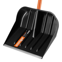 Лопата снеговая Amigo полипропилен с металлическим черенком 1400х450 мм (78016) - фото 2