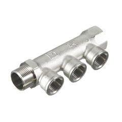 Коллектор Valtec 3/4 ВР(г) х 3 выхода 1/2 ВР(г) х 3/4 НР(ш) (VTc.550.N.0503) - фото 1