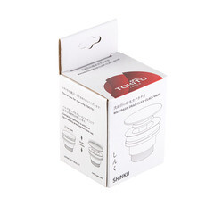 Донный клапан Tokito клик-клак 1 1/4 с переливом графит (TOK-SHI-64GM) - фото 4