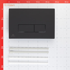 Клавиша смыва для инсталляций Ideal Standard Prosys Oleas черная (R0121A6) - фото 2