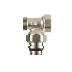 Клапан запорный угловой Arrowhead Element 1/2 ВР(г) х 1/2 НР(ш) для радиатора (215122) - фото 4