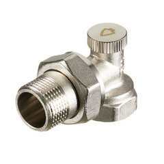 Изображение товара Клапан запорный угловой Arrowhead Element 3/4 НР(ш) х 3/4 ВР(г) для радиатора (215133)