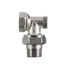 Клапан запорный угловой Arrowhead Element 3/4 НР(ш) х 3/4 ВР(г) для радиатора (215133) - фото 3