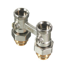 Узел нижнего подключения Arrowhead 1/2 НР(ш) х 3/4 НР(ш) ЕК для радиатора (216032) - фото 3