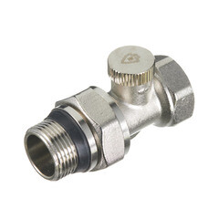 Клапан запорный Arrowhead Element 3/4 НР(ш) х 3/4 ВР(г) для радиатора (215033) - фото 1