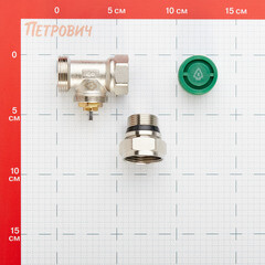Клапан термостатический Arrowhead Element 3/4 НР(ш) х 3/4 ВР(г) для радиатора (212033) - фото 2