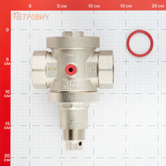 Редуктор давления Rommer 1 1/2 ВР(г) поршневой с отверстием под манометр (RVS-0008-000040) - фото 2