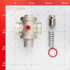 Редуктор давления Rommer 3/4 ВР(г) поршневой с отверстием под манометр (RVS-0008-000020) - фото 2