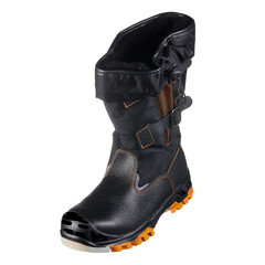 Изображение товара Сапоги рабочие кожаные утепленные с защитным подноском размер 43 черные Мистраль Север (115345)