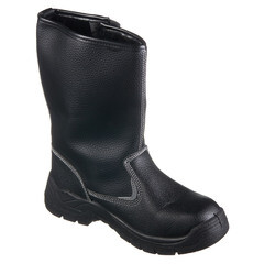 Сапоги рабочие из искусственной кожи утепленные размер 45 черные Мистраль Аскет (141449) - фото 4