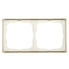 Рамка Systeme Electric ArtGallery двухместная песочная (GAL001202) - фото 4