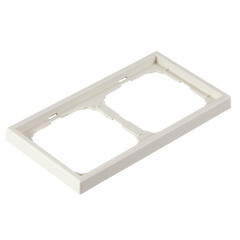 Рамка Systeme Electric ArtGallery двухместная песочная (GAL001202) - фото 3