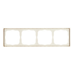 Рамка Systeme Electric ArtGallery четырехместная песочная (GAL001204) - фото 4