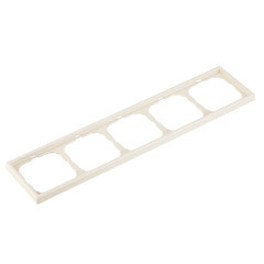 Рамка Systeme Electric ArtGallery пятиместная песочная (GAL001205) - фото 3