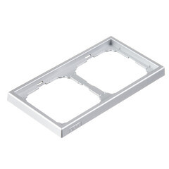 Рамка Systeme Electric ArtGallery двухместная алюминий (GAL000302) - фото 3