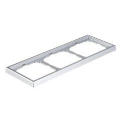 Рамка Systeme Electric ArtGallery трехместная алюминий (GAL000303) - фото 3