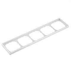 Рамка Systeme Electric ArtGallery пятиместная алюминий (GAL000305) - фото 3