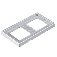 Рамка Systeme Electric ArtGallery двухместная алюминий (GAL440302) - фото 3