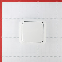 Выключатель Makel Siva Ustu одноклавишный накладной белый (45101) - фото 3