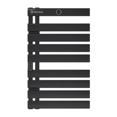 Полотенцесушитель электрический Thermex Njord 910х566 мм 425 Вт с терморегулятором черный - фото 1