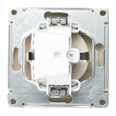 Розетка Systeme Electric ArtGallery встраиваемая песочная со шторками (GAL001245) - фото 4