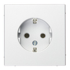 Розетка Systeme Electric ArtGallery встраиваемая алюминий (GAL000343) - фото 1