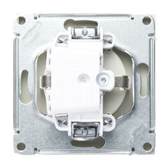 Розетка Systeme Electric ArtGallery встраиваемая алюминий со шторками (GAL000345) - фото 4