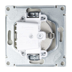 Розетка Systeme Electric ArtGallery встраиваемая алюминий со шторками с крышкой (GAL440346) - фото 4